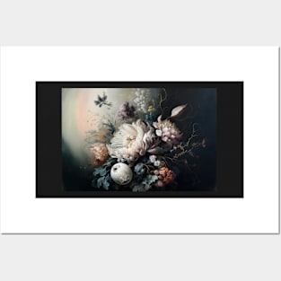 Abstract Floral Garden Botanical Print Posters and Art